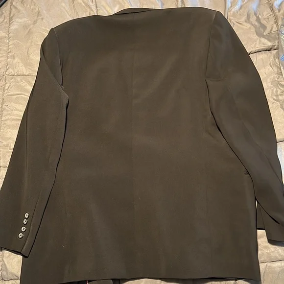 Retro Black Suit Jacket Large - Picture 2 of 4